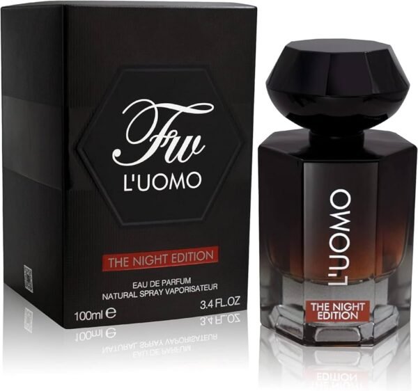 Fragrance World L'Uomo The Night Edition - aromatas artimas Yves Saint Laurent La Nuit de l'Homme Eau de Parfum