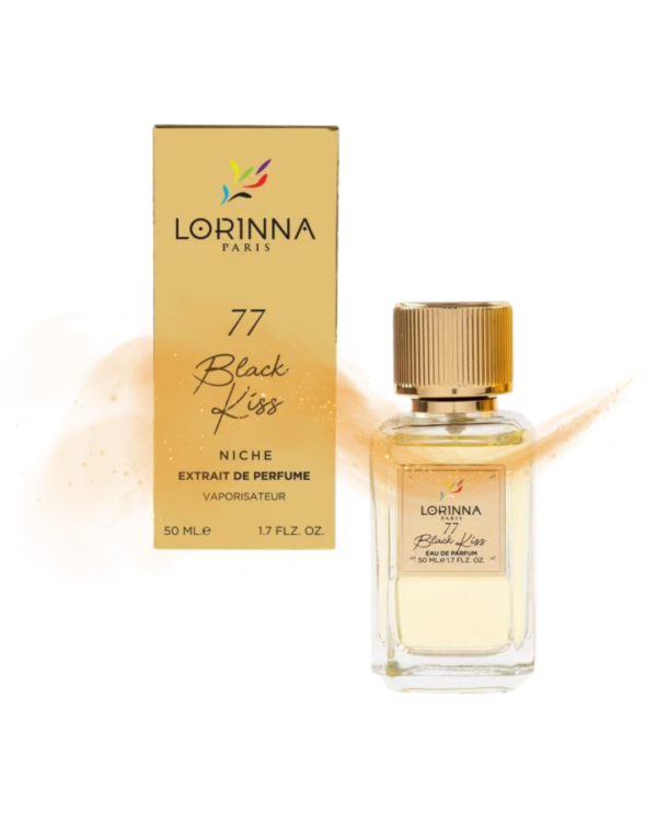 Lorinna 77 Black Kiss - aromatas artimas Byredo Black Saffron