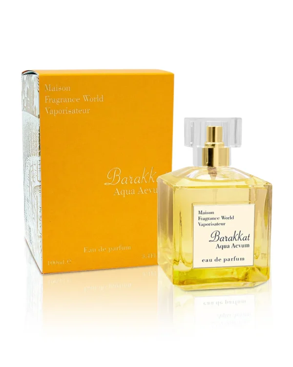 Fragrance World Barakkat Aqua Aevum – aromatas artimas MFK Aqua Aevum – pakuotė