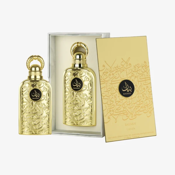 Lattafa Baayan – aromatas artimas LV Ombre Nomade – pakuotė