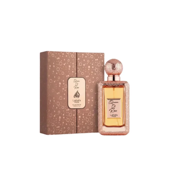 Lattafa Queen of Roses – aromatas artimas Ex Nihilo Brompton Immortals – pakuotė