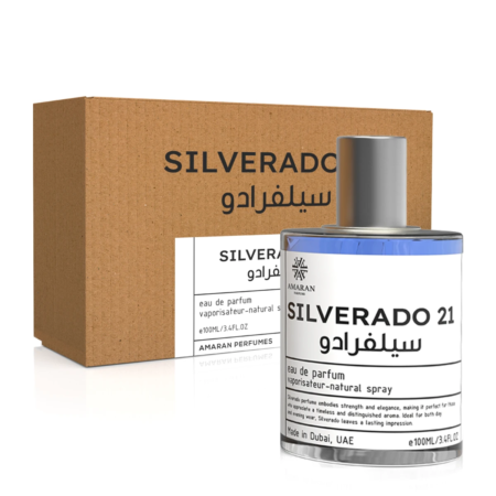 Amaran Silverado 21 – aromatas artimas PR Invictus – pakuotė