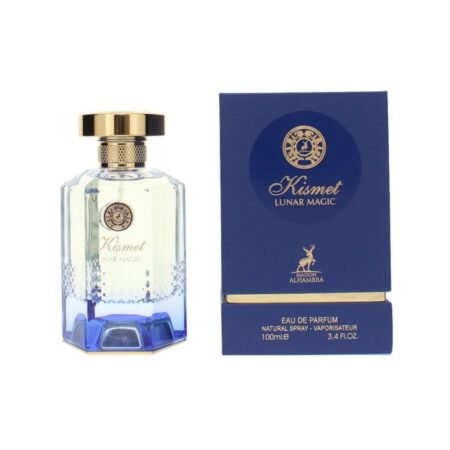 Maison Alhambra Kismet Lunar Magic – aromatas artimas Kilian Blue Moon Ginger Dash – pakuotė
