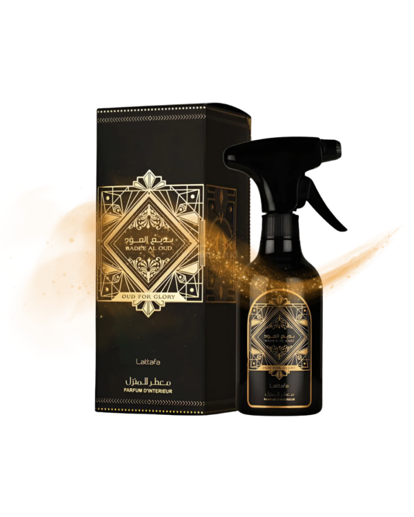Lattafa Badee Al Oud Parfum D’interieur purškiamas namų kvapas – arabiški namų kvapai