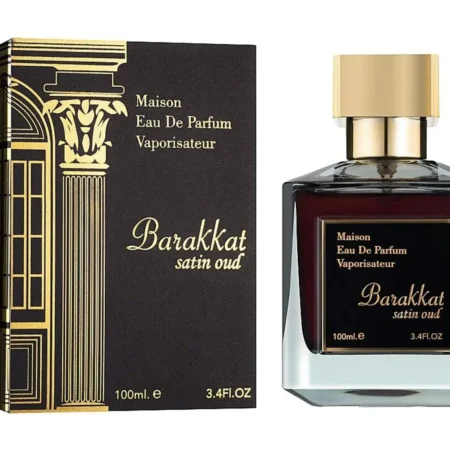 Fragrance World Barakkat Satin Oud – aromatas artimas MFK Oud Satin Mood – pakuotė